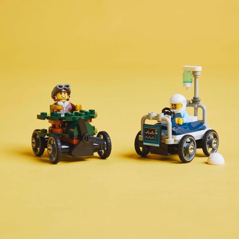 LEGO City, Pachet de curse Avion vs. pat de spital, 60459