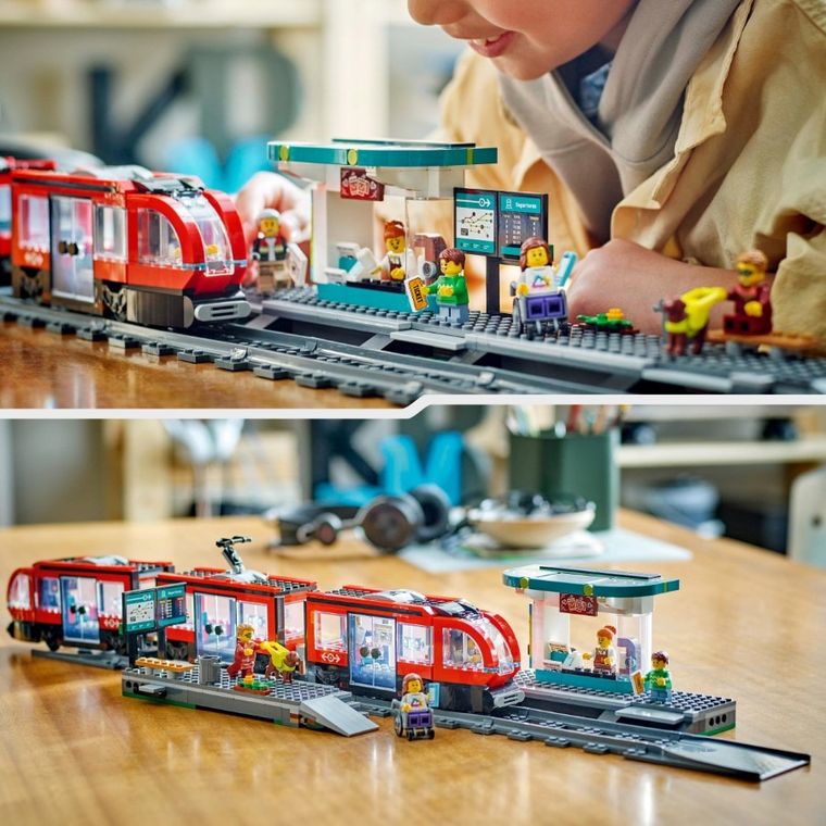 LEGO City, Statie si tramvai in centrul orasului, 60423