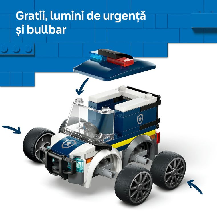 LEGO City, Vehicule - Camioneta de politie, 60481