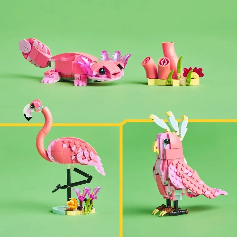 LEGO Creator, Animale salbatice: Flamingo roz, 31170