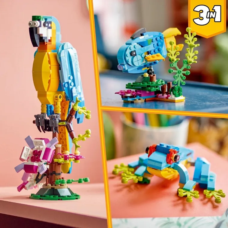 LEGO Creator, Papagal exotic, 31136