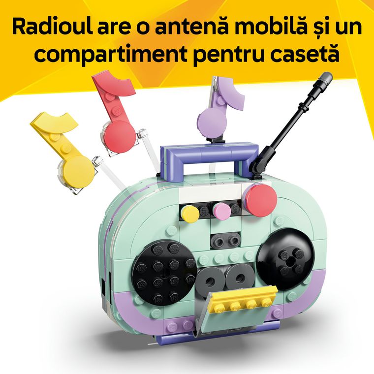 LEGO Creator, Pian decorativ cu o pisica, 31392