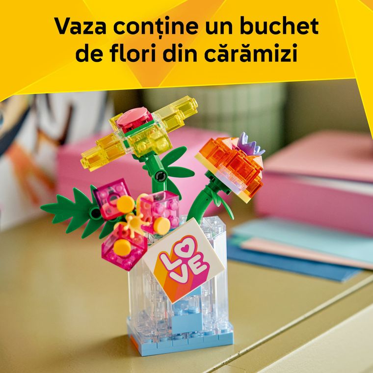 LEGO Creator, Sticla de parfum cu flori decorativa, 31383