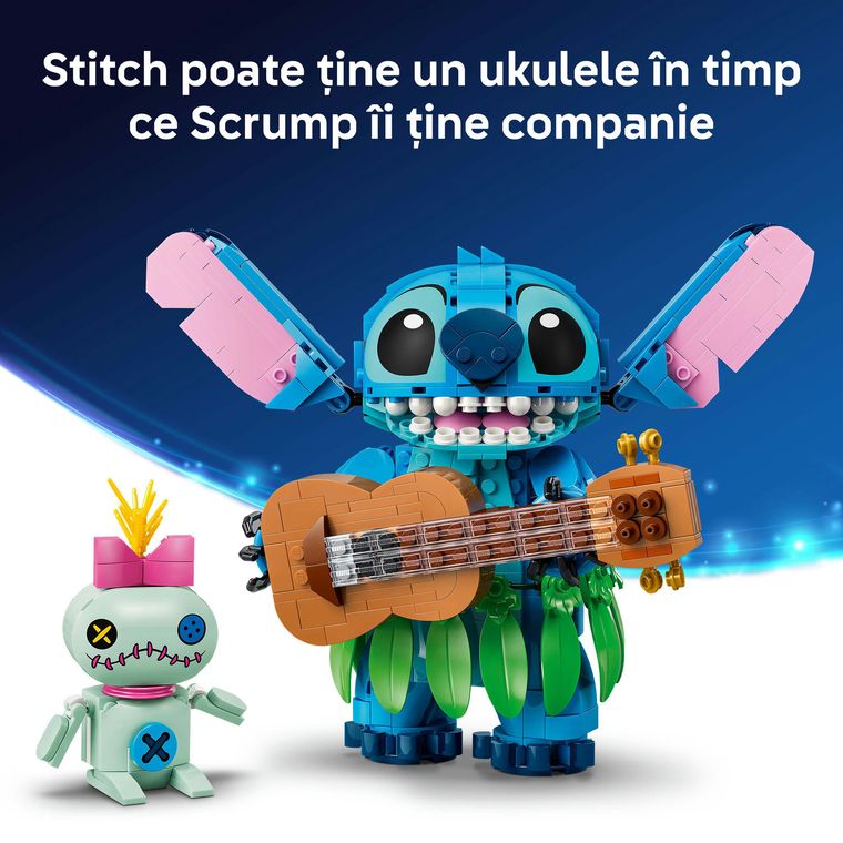 LEGO Disney Classic, Stitch si Scrump, 43296