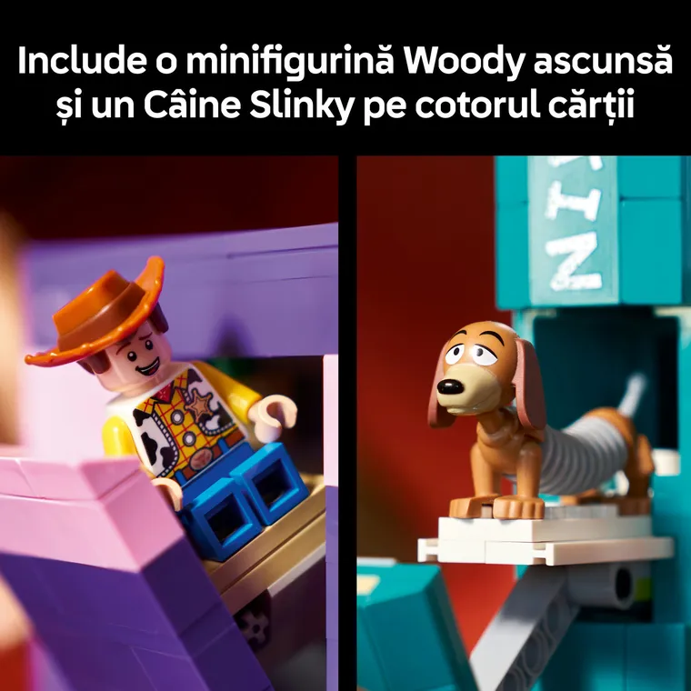 LEGO Disney Pixar, Opritoare de carti Cainele Slinky din Povestea jucariilor, 43301
