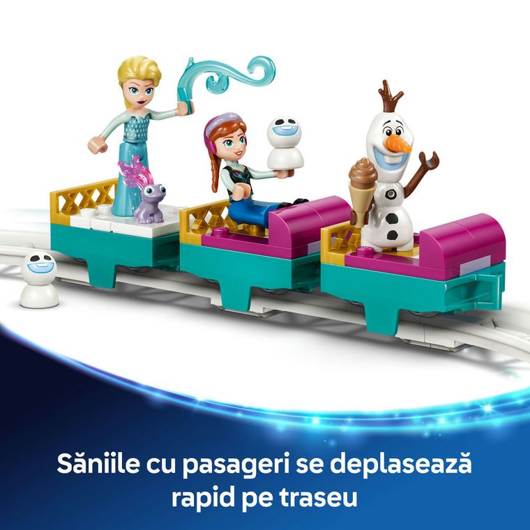 LEGO Disney Princess, Aventura cu sania pe sine la castelul de gheata al Elsei, 43281