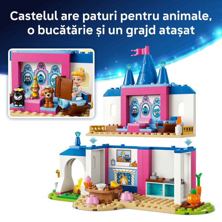 LEGO Disney Princess, Castelul cu animalute al Cenusaresei, 43283