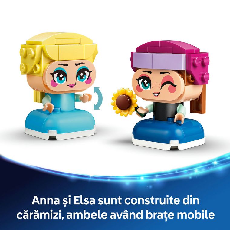 LEGO Disney Princess, Miniprintesele Anna si Elsa, 43284