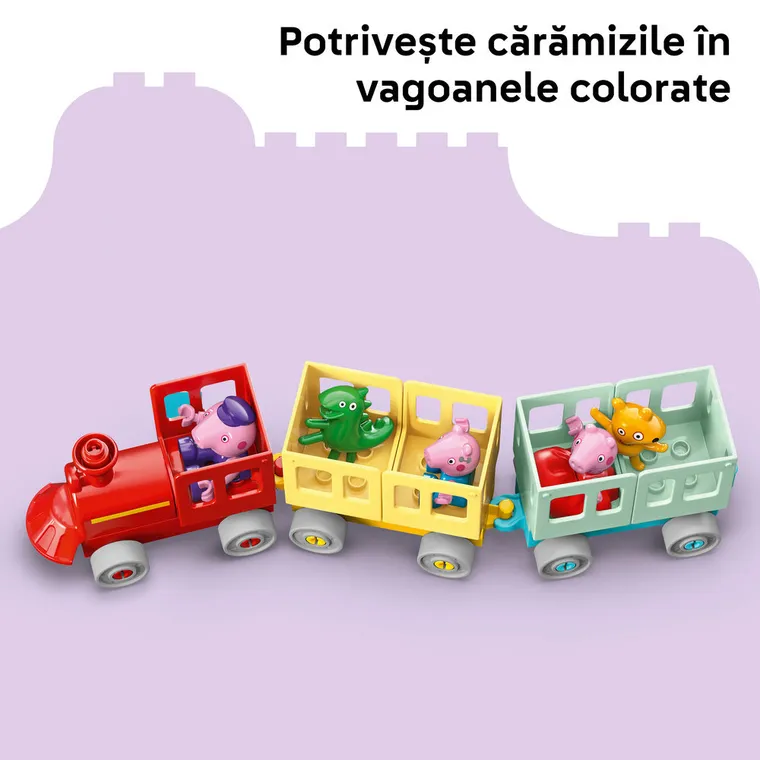 LEGO DUPLO, Calatorie in tren cu Bunicul Purcelus, 10466