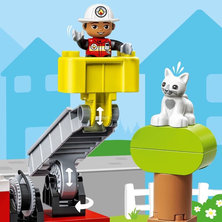 LEGO DUPLO, Camion de pompieri pentru salvare, 10969