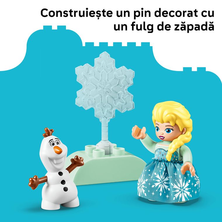 LEGO DUPLO Disney, Cutie creativa cu Elsa si Olaf din Regatul de gheata, 10462