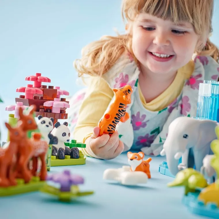 LEGO DUPLO, Familii de animale salbatice 3 in 1, 10446