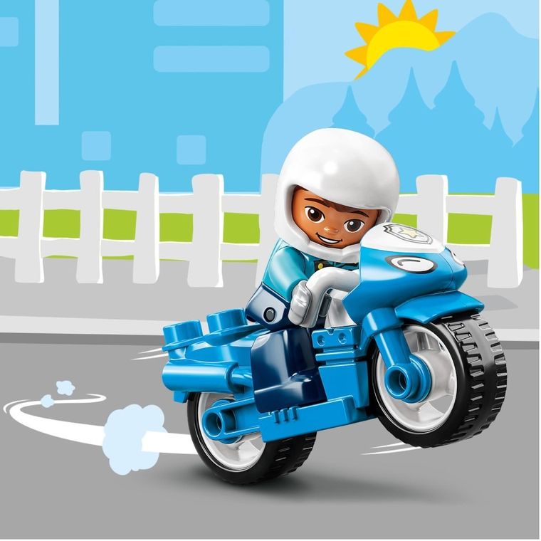 LEGO DUPLO, Motocicleta de politie pentru salvare, 10967