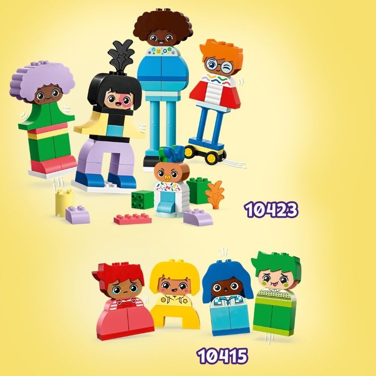 LEGO DUPLO, Oameni construibili cu emotii mari, 10423