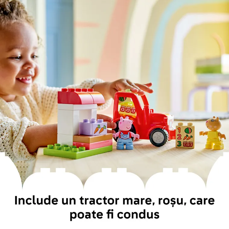 LEGO DUPLO, Tractor si piata, 10468