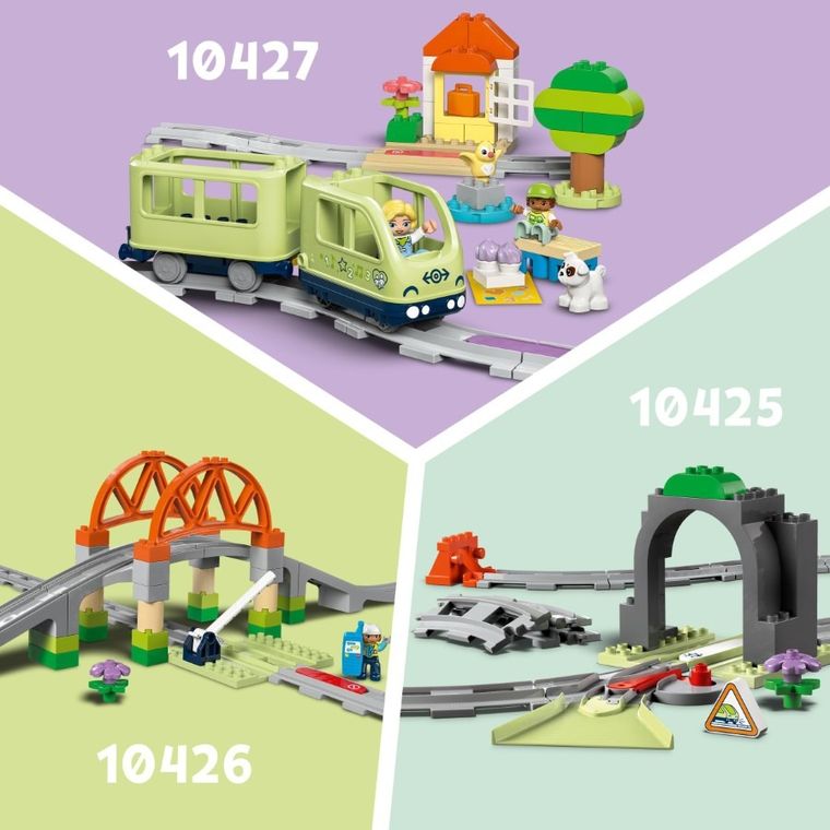 LEGO DUPLO, Tren comunitar mare si interactiv, 10428