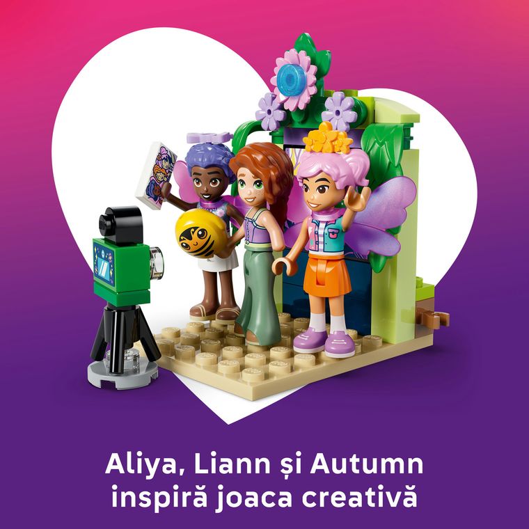 LEGO Friends, Floare rotitoare si ceasca pentru zane, 42702