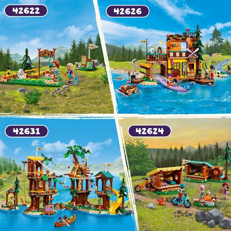 LEGO Friends, Poligonul de tir cu arcul din tabara de aventuri, 42622