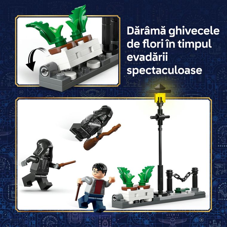 LEGO Harry Potter, Hagrid si Harry in fuga de pe Aleea Boschetelor, 76459