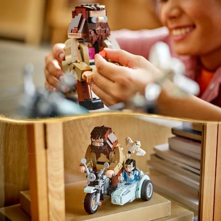 LEGO Harry Potter, Hagrid si Harry intr-o tura cu motocicleta, 76443