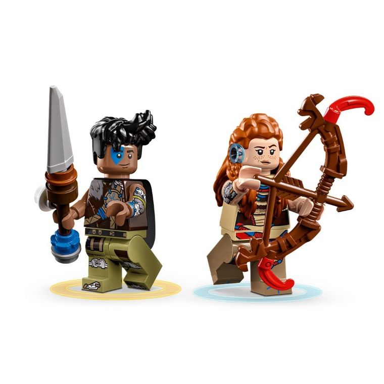 LEGO Horizon Adventures, Aloy si Varl vs. Shell-Walker si Sawtooth, 77037