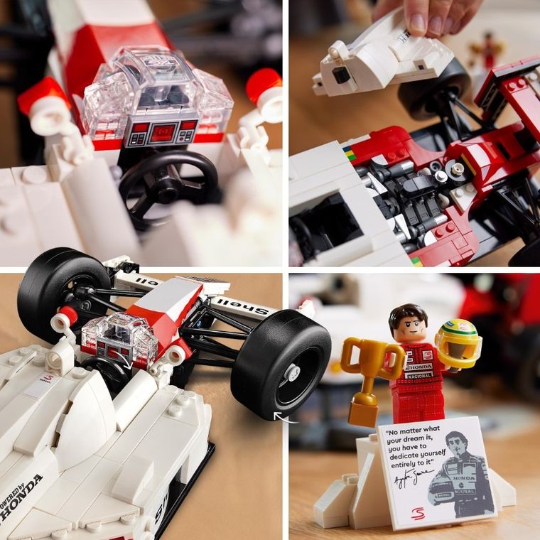LEGO Icons, McLaren MP4/4 si Ayrton Senna, 10330