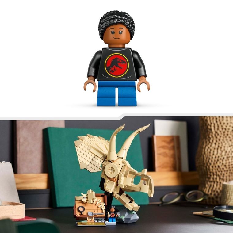 LEGO Jurassic World, Fosile de dinozaur: craniu de Triceratops, 76969