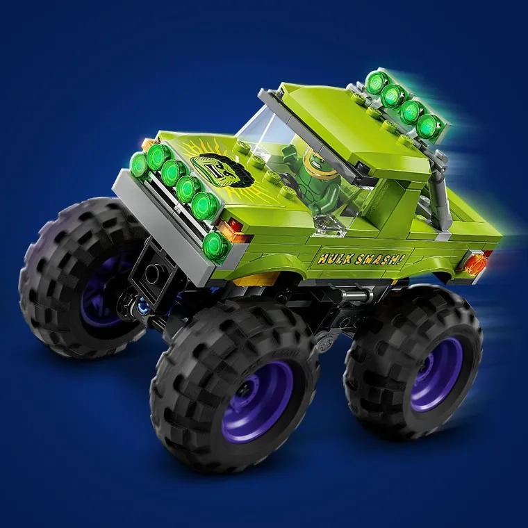 LEGO Marvel, Hulk in vehicul de teren contra lui Thanos, 76312