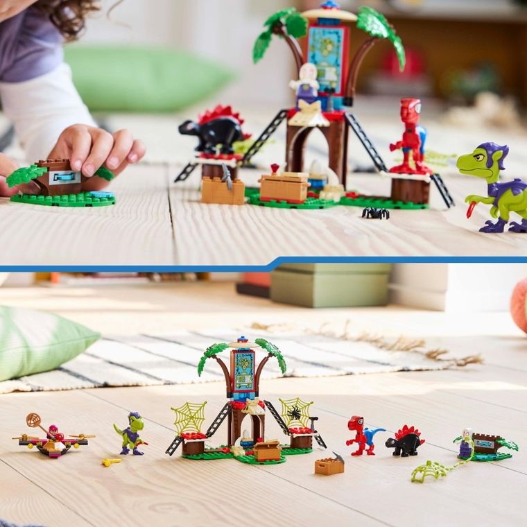 LEGO Marvel, Infruntarea dintre dinozaurii Spidey si Gobby la casa-sediu din copac, 11200