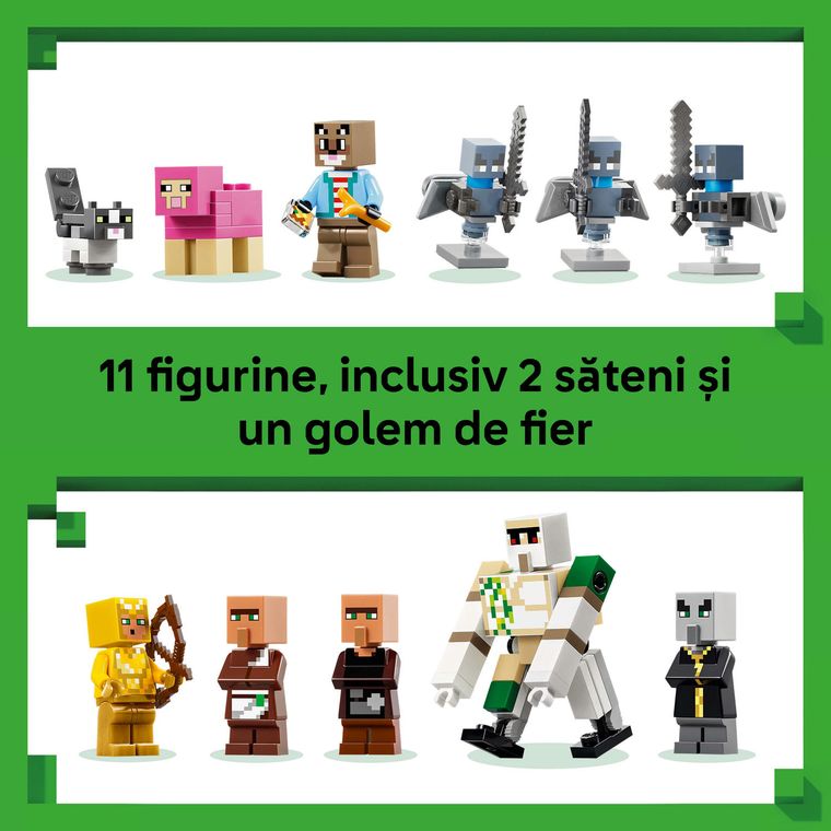 LEGO Minecraft, Atacul Evocatorilor asupra satului, 21596