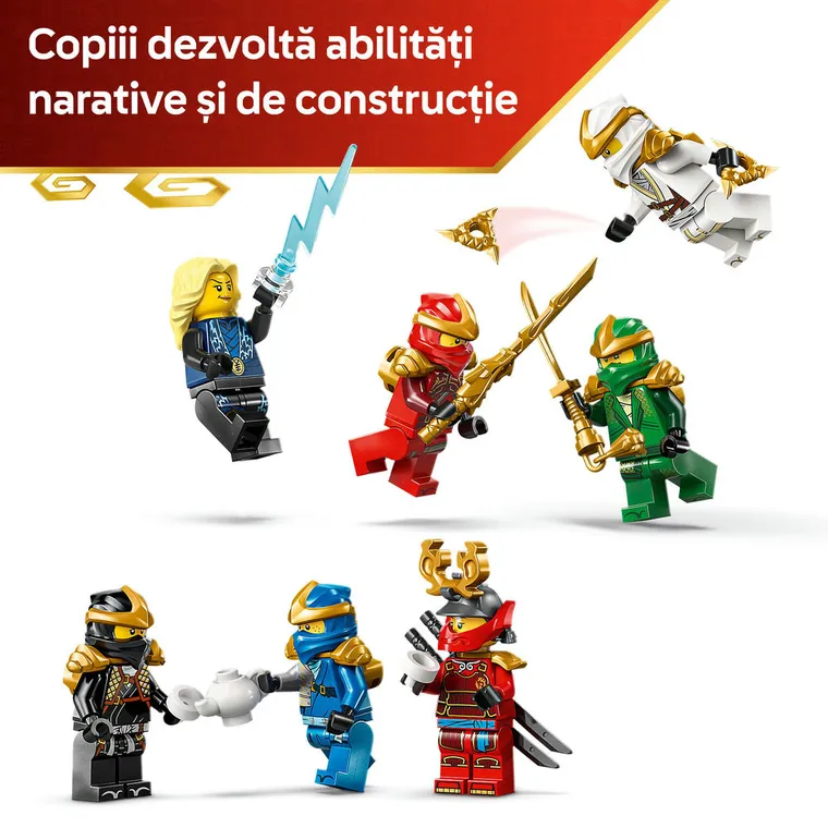 LEGO NINJAGO, Model pentru etalare cu personaje ninja la a 15-a aniversare, 71866