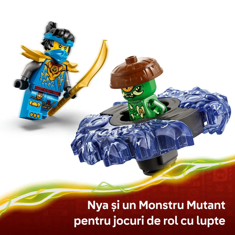 LEGO NINJAGO, Nya vs Spinnerul monstru cu mutatii, 71849