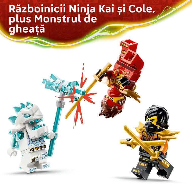 LEGO NINJAGO, Vehiculele transformabile ale lui Kai si Cole, 71864