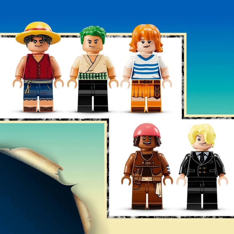 LEGO ONE PIECE, Corabia de pirati Fasneata Merry, 75639