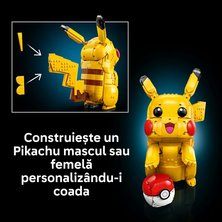 LEGO Pokémon, Pikachu si Poké Ball, 72152