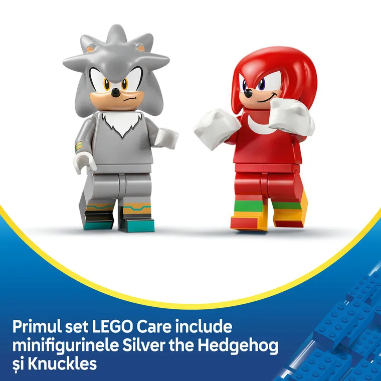 LEGO Sonic, Masina lui Silver vs Camionul gigant al lui Knuckles, 77118