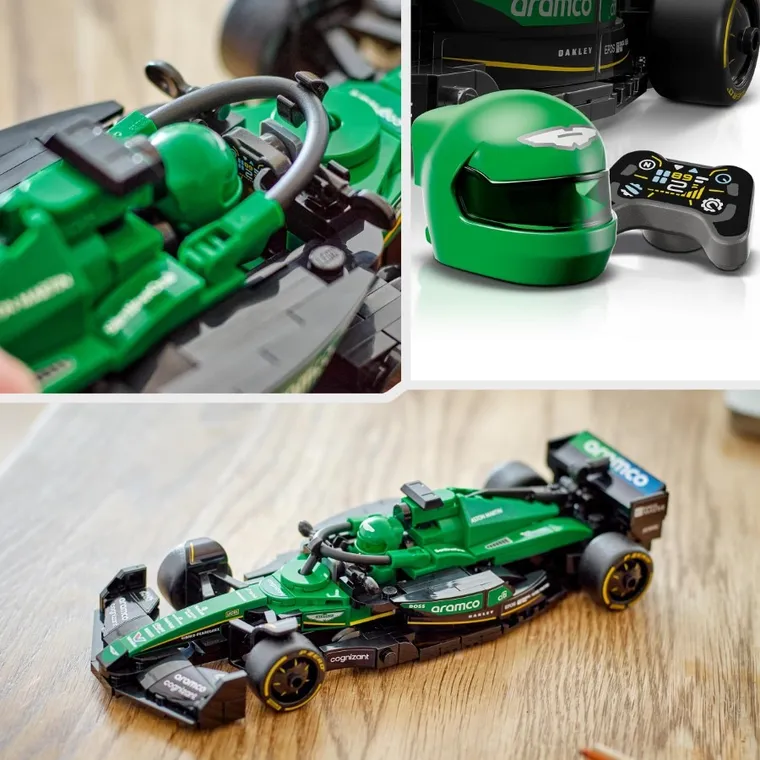 LEGO Speed Champions, Masina de curse Aston Martin Aramco F1 AMR24, 77245