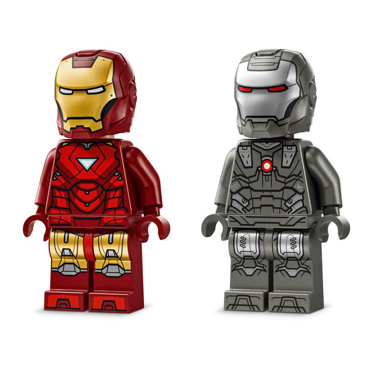 LEGO Super Heroes, Iron Man si War Machine vs dronele Hammer, 76320