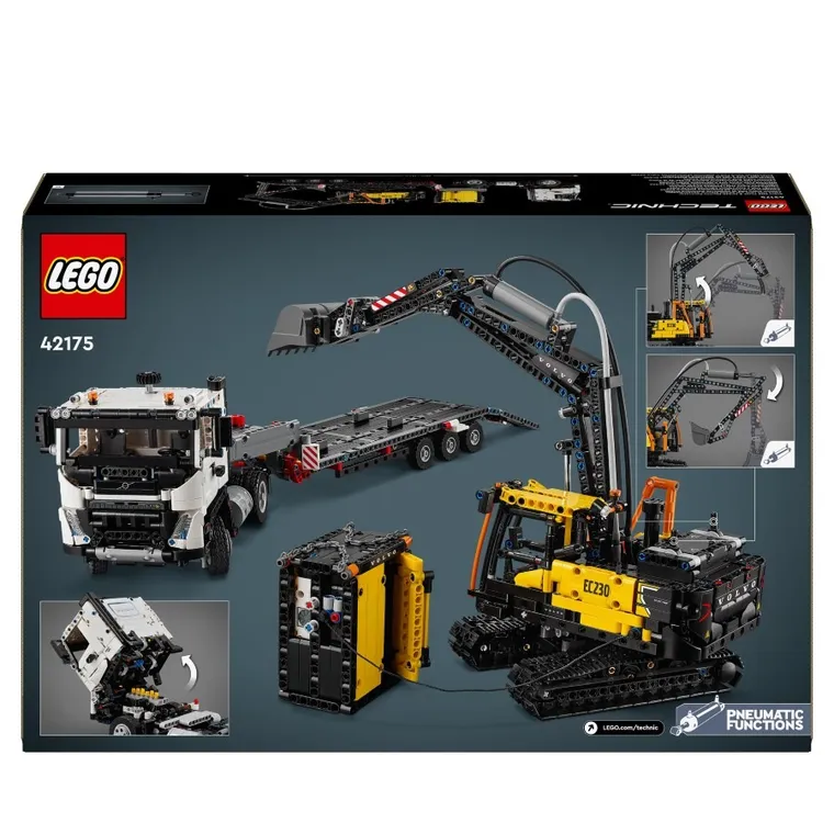 LEGO Technic, Camionul FMX si excavatorul electric EC230 de la Volvo, 42175