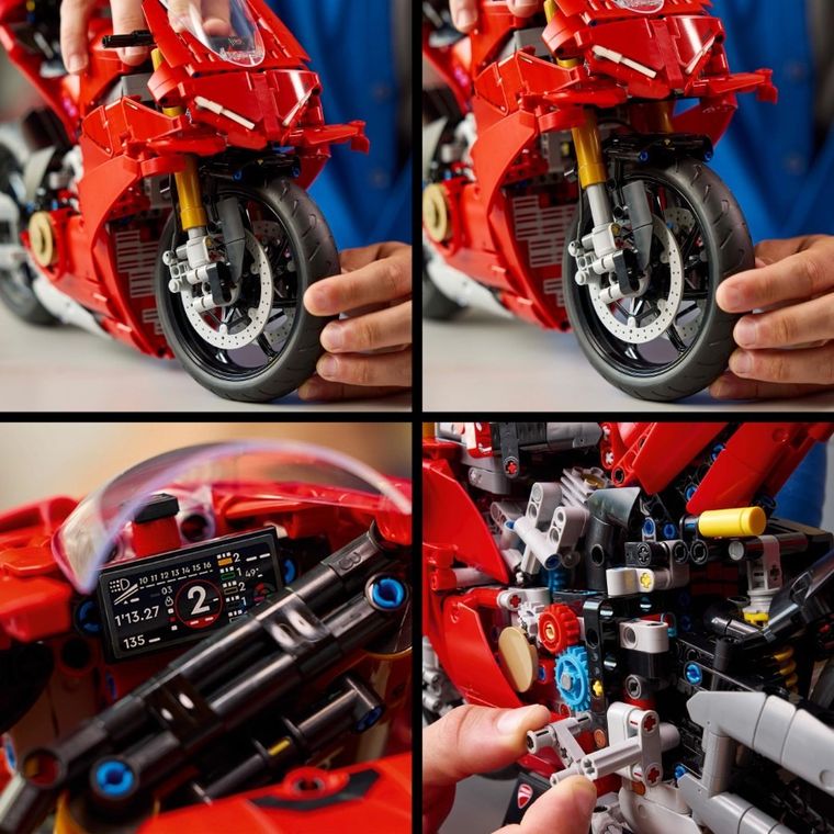 LEGO Technic, Motocicleta Ducati Panigale V4 S, 42202
