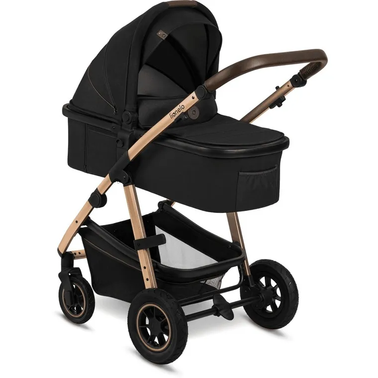 Lionelo, Amber, carucior multifunctional 3in1, Black Onyx