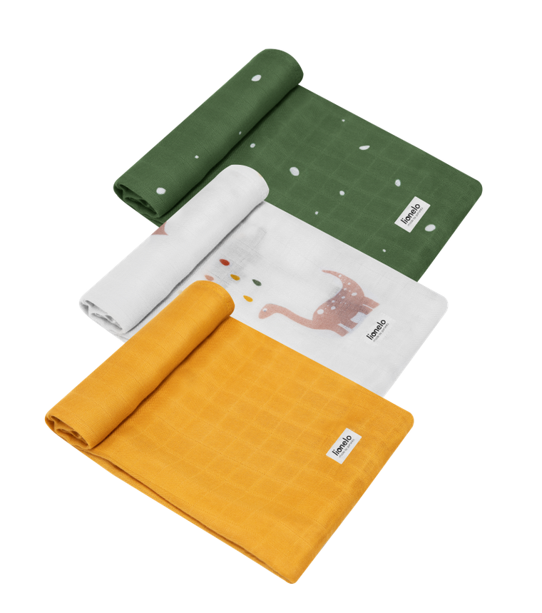 Lionelo, Bamboo Set, scutece din bambus, 3 buc.