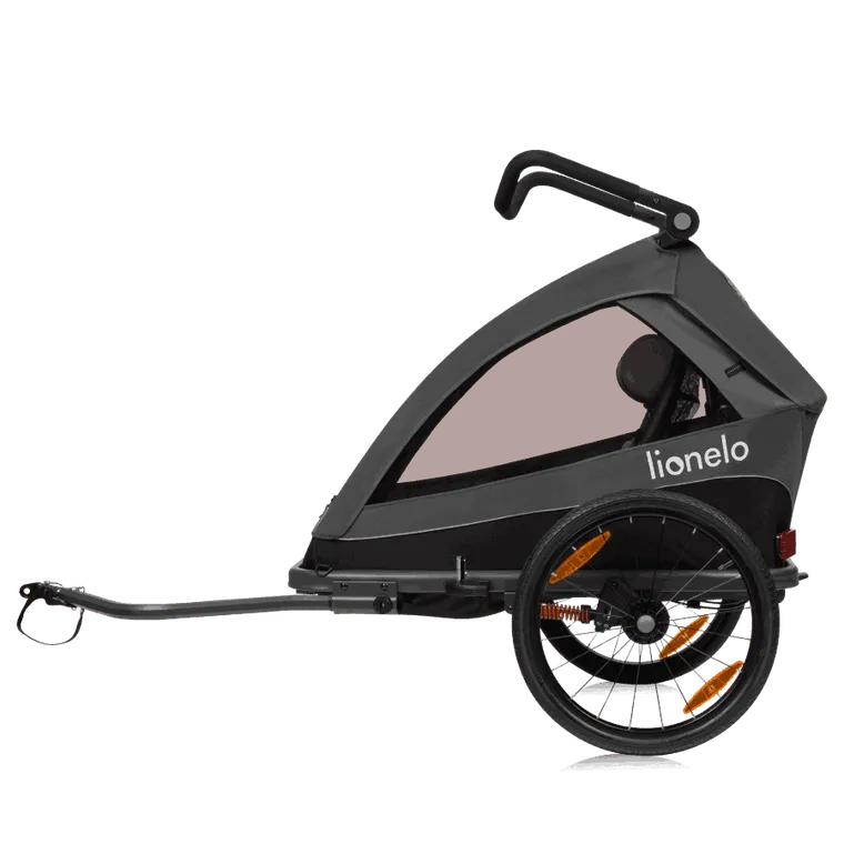 Lionelo, Cama, remorca bicicleta, Grey Graphite