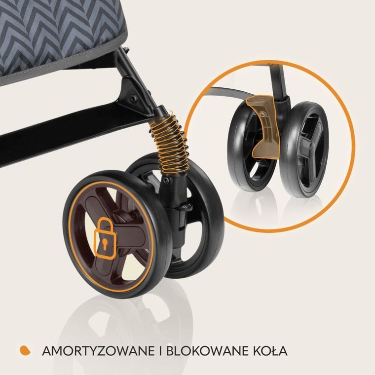 Lionelo, Elia, carucior sport, 6-15 kg, Graphite