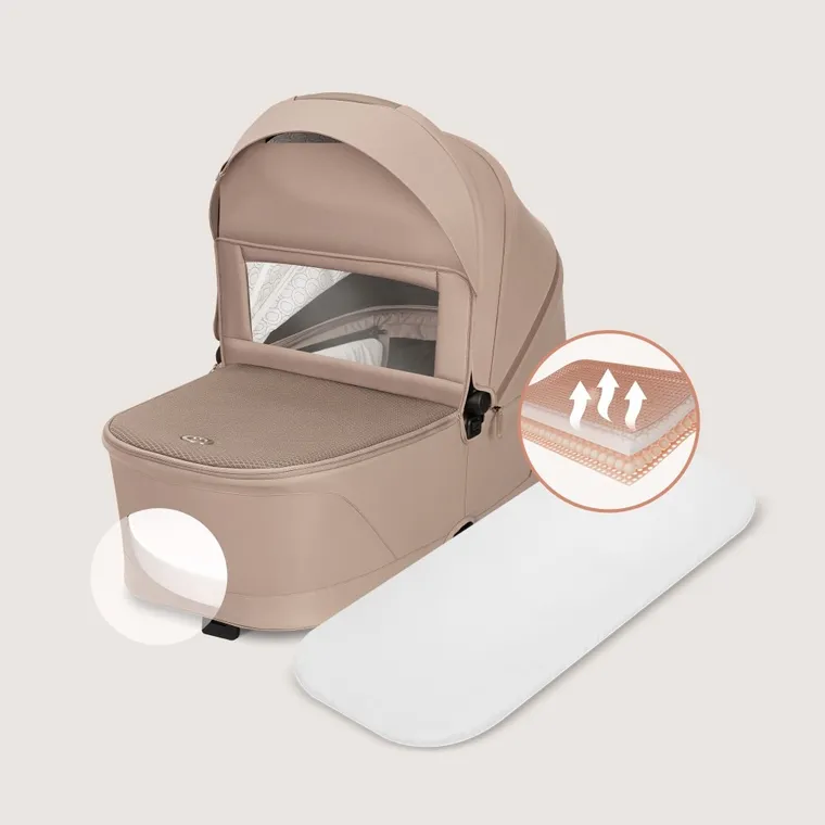 Lionelo, Freya, carucior multifunctional 3in1, Beige Sand