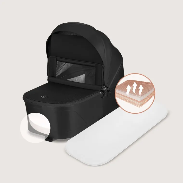 Lionelo, Freya, carucior multifunctional 3in1, Black Onyx