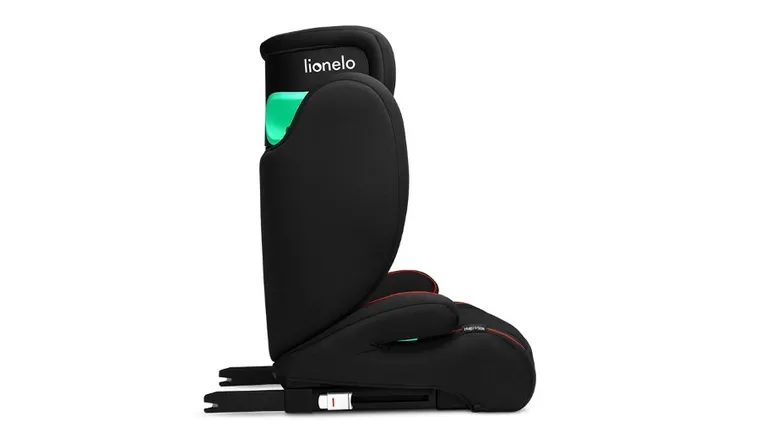 Lionelo, Hugo, I-size, scaun auto, 100-150 cm, Sporty Black Red