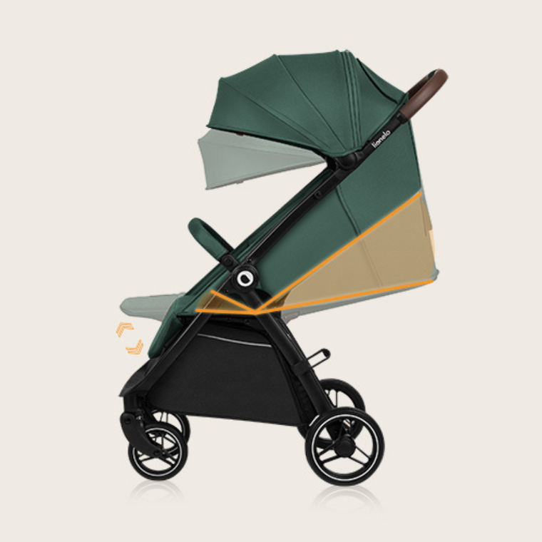 Lionelo, Ingrid, carucior pentru plimbare, Green Emerald