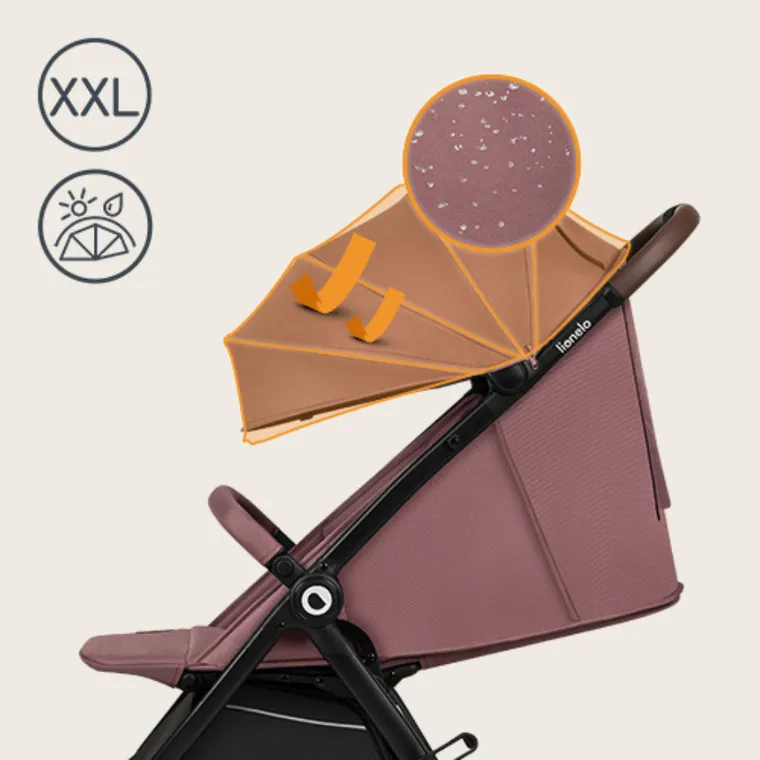 Lionelo, Ingrid, carucior pentru plimbare, Pink Mauve