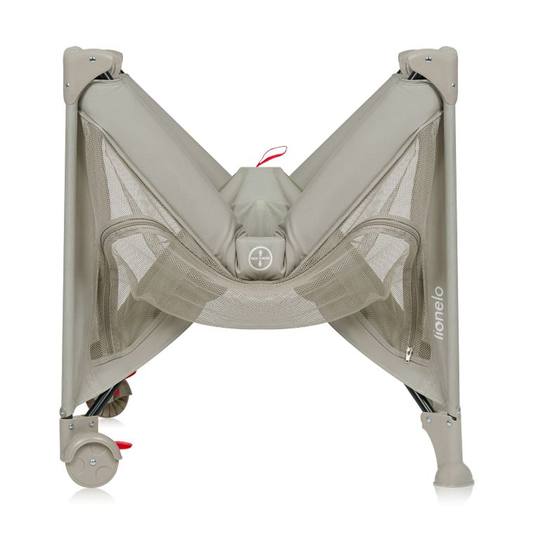 Lionelo, Laura, patut de volaj compact 2in1, Beige Sand